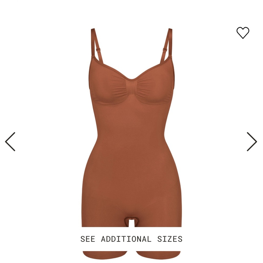 Skims seamless sculpt mid thigh bodysuit